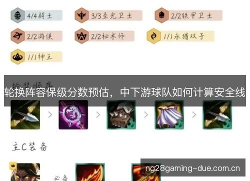 轮换阵容保级分数预估，中下游球队如何计算安全线